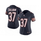 Women's Nike Chicago Bears #37 Bryce Callahan Limited Navy Blue Rush NFL Jersey