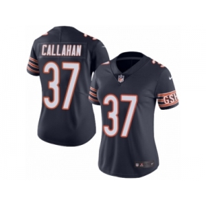 Women's Nike Chicago Bears #37 Bryce Callahan Limited Navy Blue Rush NFL Jersey