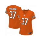 Women's Nike Chicago Bears #37 Bryce Callahan Limited Orange Alternate NFL Jersey