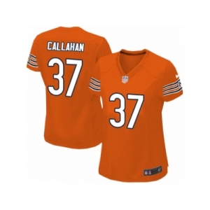 Women's Nike Chicago Bears #37 Bryce Callahan Limited Orange Alternate NFL Jersey