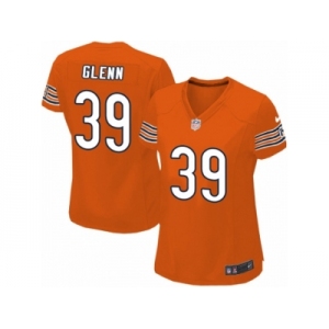 Women's Nike Chicago Bears #39 Jacoby Glenn Limited Orange Alternate NFL Jersey