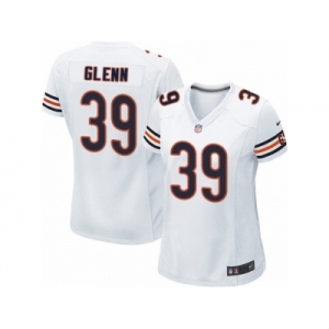 Women's Nike Chicago Bears #39 Jacoby Glenn Limited White NFL Jersey