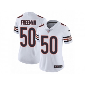 Women's Nike Chicago Bears #50 Jerrell Freeman Vapor Untouchable Limited White NFL Jersey