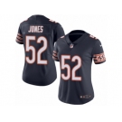 Women's Nike Chicago Bears #52 Christian Jones Limited Navy Blue Rush NFL Jersey