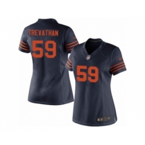 Women's Nike Chicago Bears #59 Danny Trevathan Limited Navy Blue 1940s Throwback Alternate NFL Jersey