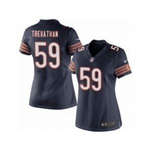 Women's Nike Chicago Bears #59 Danny Trevathan Limited Navy Blue Team Color NFL Jersey