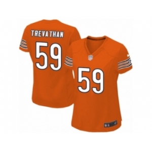 Women's Nike Chicago Bears #59 Danny Trevathan Limited Orange Alternate NFL Jersey