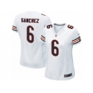 Women's Nike Chicago Bears #6 Mark Sanchez Limited White NFL Jersey