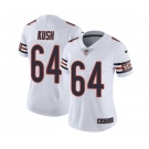 Women's Nike Chicago Bears #64 Eric Kush White Vapor Untouchable Limited Player NFL Jersey