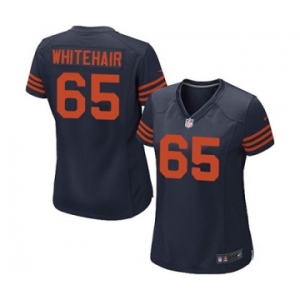 Women's Nike Chicago Bears #65 Cody Whitehair Game Navy Blue 1940s Throwback Alternate NFL Jersey