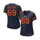 Women's Nike Chicago Bears #69 Jonathan Bullard Game Navy Blue 1940s Throwback Alternate NFL Jersey