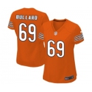 Women's Nike Chicago Bears #69 Jonathan Bullard Game Orange Alternate NFL Jersey