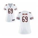 Women's Nike Chicago Bears #69 Jonathan Bullard White NFL Jersey