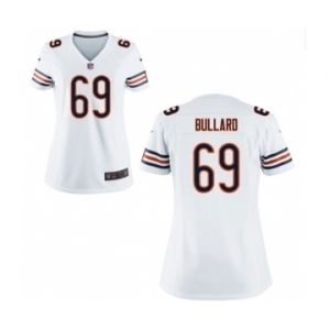 Women's Nike Chicago Bears #69 Jonathan Bullard White NFL Jersey