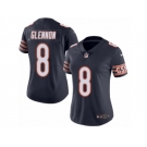 Women's Nike Chicago Bears #8 Mike Glennon Limited Navy Blue Rush NFL Jersey