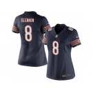 Women's Nike Chicago Bears #8 Mike Glennon Limited Navy Blue Team Color NFL Jersey