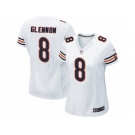 Women's Nike Chicago Bears #8 Mike Glennon Limited White NFL Jersey