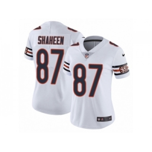 Women's Nike Chicago Bears #87 Adam Shaheen Vapor Untouchable Limited White NFL Jersey