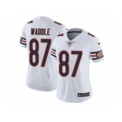 Women's Nike Chicago Bears #87 Tom Waddle Vapor Untouchable Limited White NFL Jersey