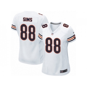 Women's Nike Chicago Bears #88 Dion Sims Limited White NFL Jersey