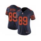 Women's Nike Chicago Bears #89 Mike Ditka Vapor Untouchable Limited Navy Blue 1940s Throwback Alternate NFL Jersey