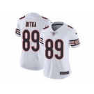 Women's Nike Chicago Bears #89 Mike Ditka Vapor Untouchable Limited White NFL Jersey