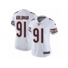 Women's Nike Chicago Bears #91 Eddie Goldman Vapor Untouchable Limited White NFL Jersey