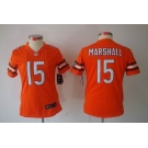 nike women nfl jerseys chicago bears #15 marshall orange[nike limited]