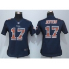 nike women nfl jerseys chicago bears #17 jeffery blue[Strobe Limited]