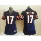 nike women nfl jerseys chicago bears #17 jeffery blue[nike]