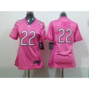 nike women nfl jerseys chicago bears #22 matt forte pink[2012 nike love]