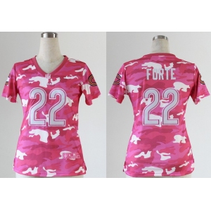 nike women nfl jerseys chicago bears #22 matt forte pink[fashion camo]