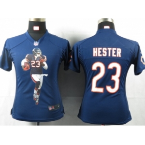 nike women nfl jerseys chicago bears #23 hester blue[portrait fashion]