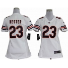 nike women nfl jerseys chicago bears #23 hester white[nike]