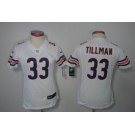 nike women nfl jerseys chicago bears #33 tillman white[nike limited]