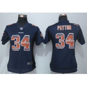 nike women nfl jerseys chicago bears #34 payton blue[Strobe Limited]