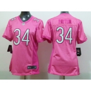 nike women nfl jerseys chicago bears #34 payton pink[2012 nike love]