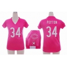 nike women nfl jerseys chicago bears #34 payton pink[draft him ii top]