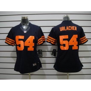 nike women nfl jerseys chicago bears #54 urlacher blue[nike limited orange number]