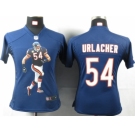 nike women nfl jerseys chicago bears #54 urlacher blue[portrait fashion]