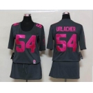 nike women nfl jerseys chicago bears #54 urlacher dk.grey[breast cancer awareness]