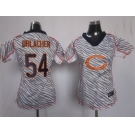 nike women nfl jerseys chicago bears #54 urlacher [fem fan zebra]