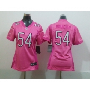 nike women nfl jerseys chicago bears #54 urlacher pink[2012 nike love]