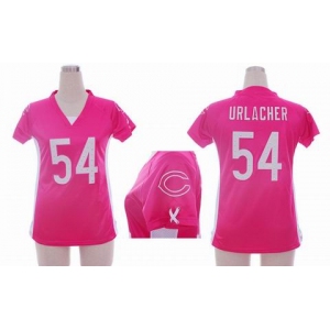 nike women nfl jerseys chicago bears #54 urlacher pink[draft him ii top]