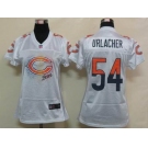 nike women nfl jerseys chicago bears #54 urlacher white[2012 fem fan]