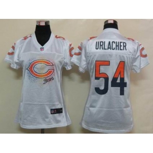 nike women nfl jerseys chicago bears #54 urlacher white[2012 fem fan]