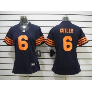 nike women nfl jerseys chicago bears #6 cutler blue[nike limited orange number]