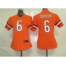 nike women nfl jerseys chicago bears #6 cutler orange[nike]