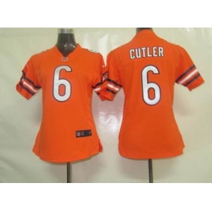 nike women nfl jerseys chicago bears #6 cutler orange[nike]