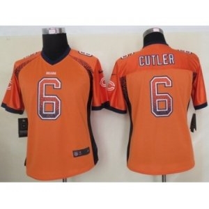 nike women nfl jerseys chicago bears #6 jay cutler orange[Elite drift fashion]